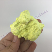 MeldedMind Louisiana Sulphur Sulfur Specimen 2.25in Natural Yellow Mineral 022