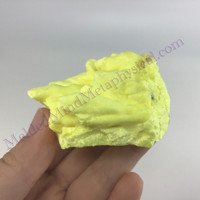 MeldedMind Louisiana Sulphur Sulfur Specimen 2.50in Natural Yellow Mineral 021