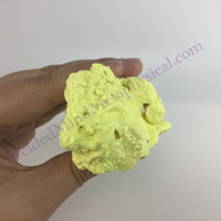 MeldedMind Louisiana Sulphur Sulfur Specimen 3.88in Natural Yellow Mineral 045