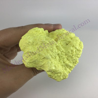 MeldedMind Louisiana Sulphur Sulfur Specimen 3in Natural Yellow Mineral 046