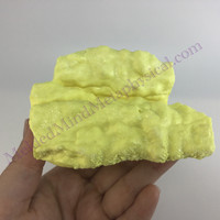 MeldedMind Louisiana Sulphur Sulfur Specimen 3.75in Natural Yellow Mineral 042