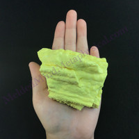 MeldedMind Louisiana Sulphur Sulfur Specimen 3.75in Natural Yellow Mineral 042