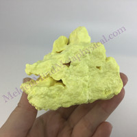 MeldedMind Louisiana Sulphur Sulfur Specimen 3.75in Natural Yellow Mineral 042