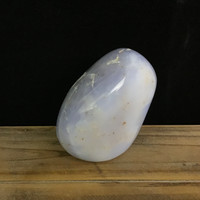 MeldedMind Polished Blue Chalcedony Freeform 2.15lbs Natural Crystal Stone 170