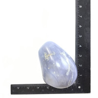 MeldedMind Polished Blue Chalcedony Freeform 2.15lbs Natural Crystal Stone 170