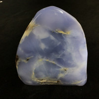 MeldedMind Polished Blue Chalcedony Freeform 3.46lbs Natural Crystal Stone 168