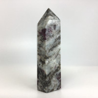 MeldedMind Polished Red Tourmaline Obelisk Point 5.30in Tower Rubellite 197