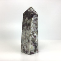 MeldedMind Polished Red Tourmaline Obelisk Point 5in Tower Rubellite 198