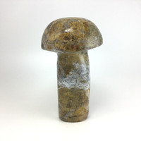 MeldedMind Jasper Mushroom 6.25in Natural Brown Grey Crystal Renewal 199