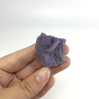 MeldedMind Grape Agate (Botryoidal Chalcedony) 1.55in Natural Purple Crystal 059