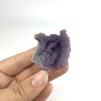 MeldedMind Grape Agate (Botryoidal Chalcedony) 1.55in Natural Purple Crystal 059