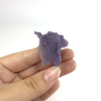 MeldedMind Grape Agate (Botryoidal Chalcedony) 1.55in Natural Purple Crystal 059