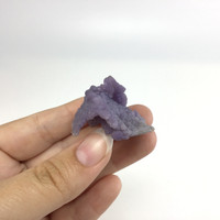 MeldedMind Grape Agate (Botryoidal Chalcedony) 1.55in Natural Purple Crystal 059