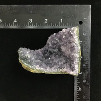 MeldedMind Natural Polished Grade A Cut Based Amethyst Geode 3.51in Décor 290