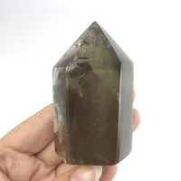 MeldedMind Smoky Quartz Obelisk Point 2.83in Polished Crystal 066