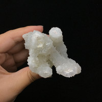 MeldedMind Quartz Stalagmite 5.66in Natural White Crystal India 215