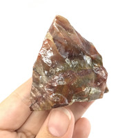 MeldedMind Raw Red Calcite Specimen 1.80in Natural Red Crystal 114