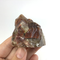 MeldedMind Raw Red Calcite Specimen 1.80in Natural Red Crystal 114