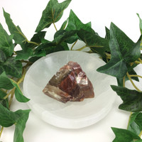 MeldedMind Raw Red Calcite Specimen 1.80in Natural Red Crystal 114