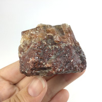 MeldedMind Raw Red Calcite Specimen 2.23in Natural Red Crystal 118