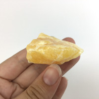 MeldedMind Orange Calcite Specimen 1.80in Natural Rough Crystal Mexico 135