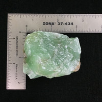MeldedMind Rough Green Calcite Specimen 2.40in Natural Green Crystal 220