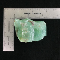 MeldedMind Rough Green Calcite Specimen 2.18in Natural Green Crystal 221