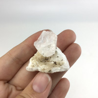 MeldedMind Danburite Specimen 1.35in Natural White Crystal 170706