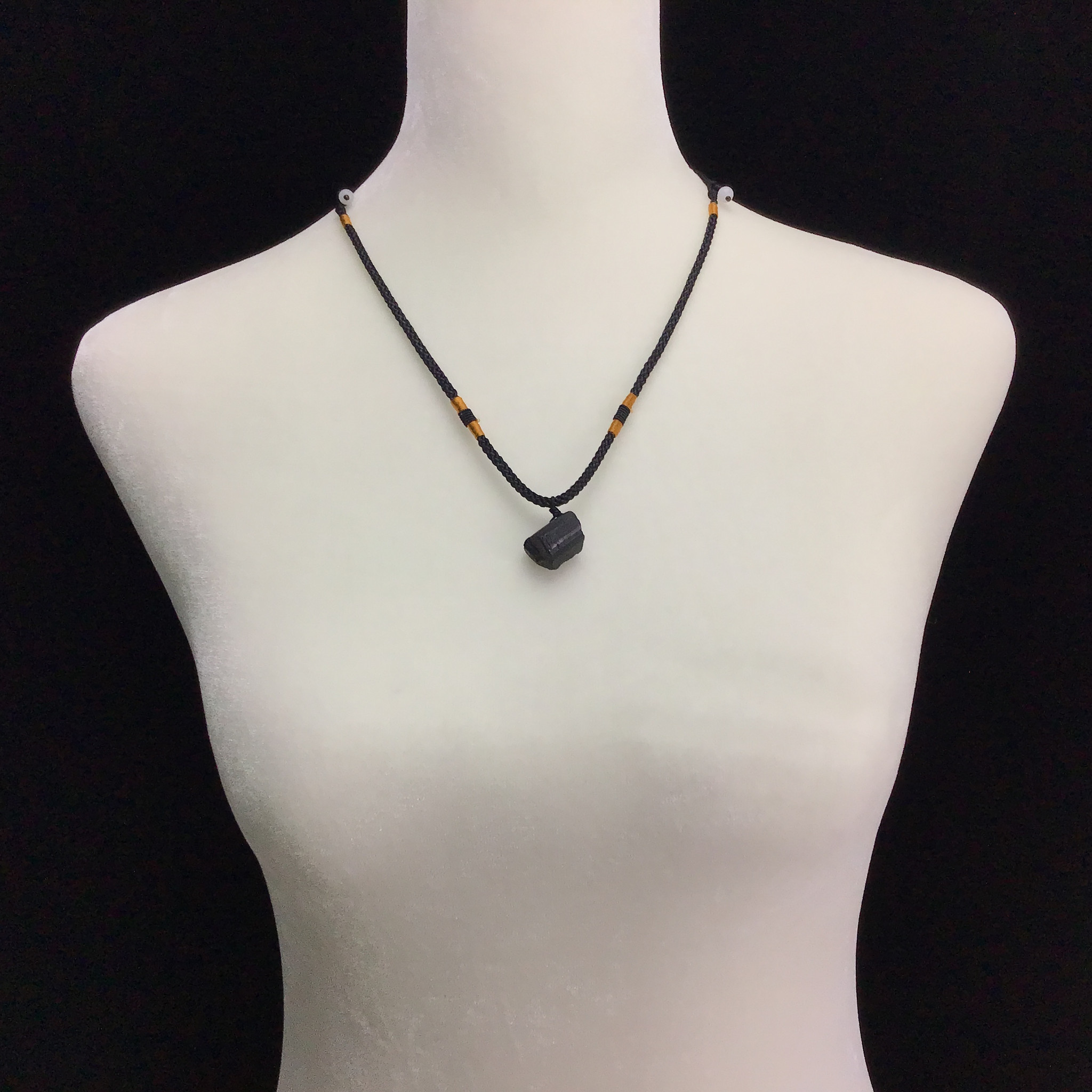 Stunning Black Tourmaline Necklace for Men