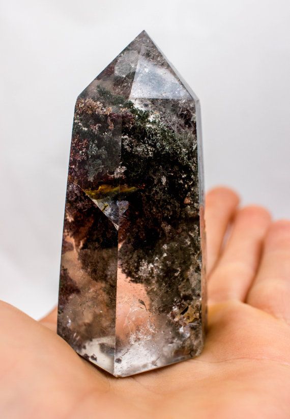 Shaman Stone Scenic Garden Quartz With Ioloite. 