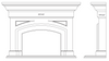 Custom fireplace mantel surround - Design FP107