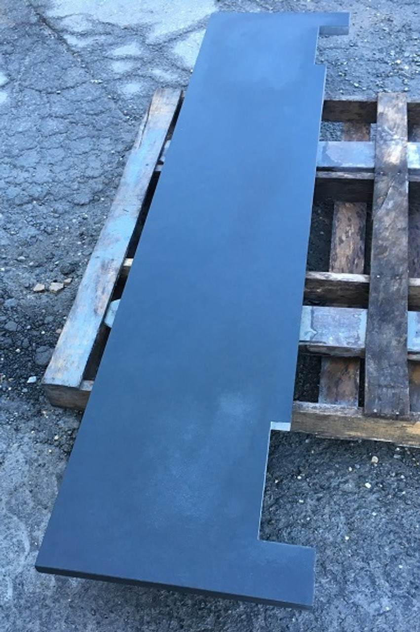 Black slate Fireplace Hearth - Natural Stone one piece ...