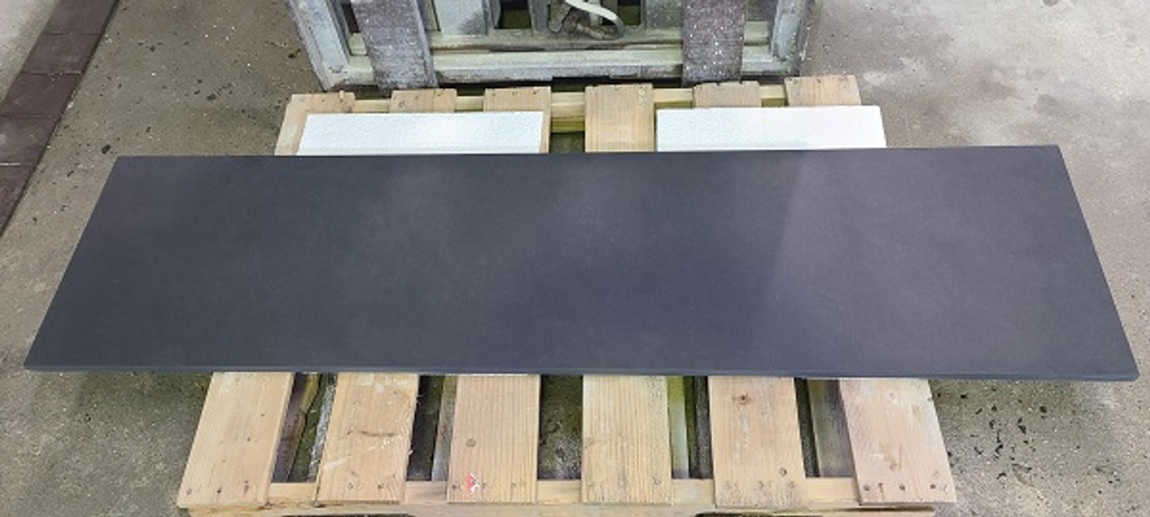 Black slate natural cleft top hearth