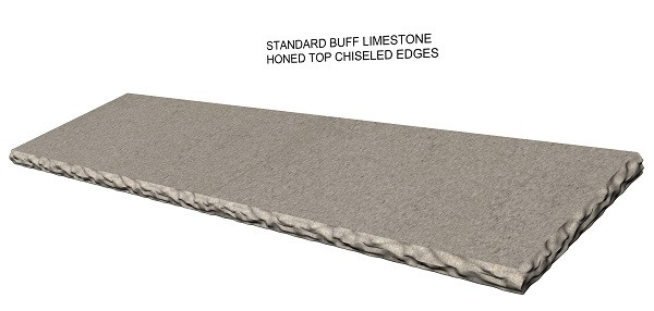 Standard Buff Limestone Fireplace Hearth, natural stone, any size, made