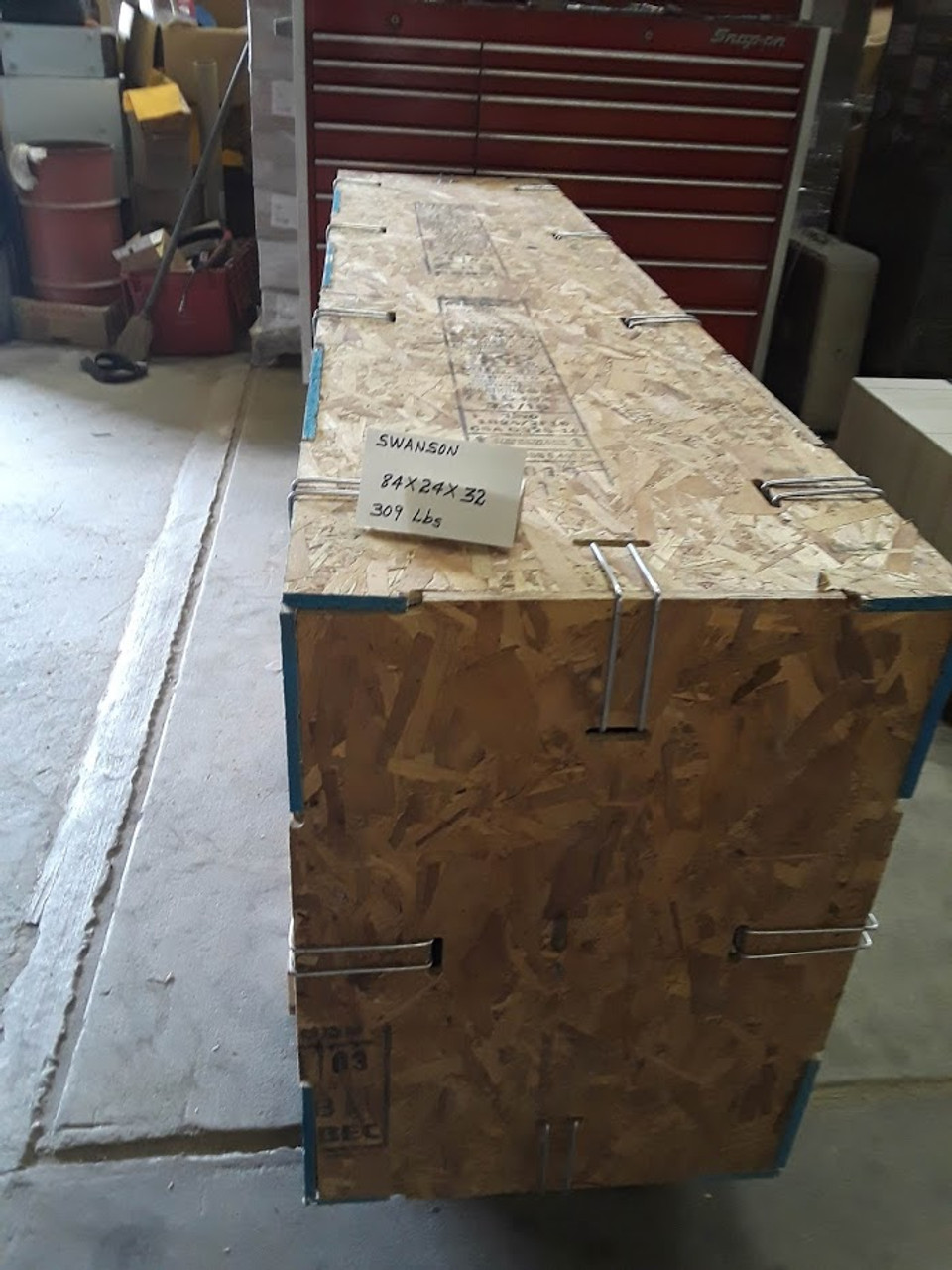 Typical custom shipping crate, nationwide delivery with lift gate