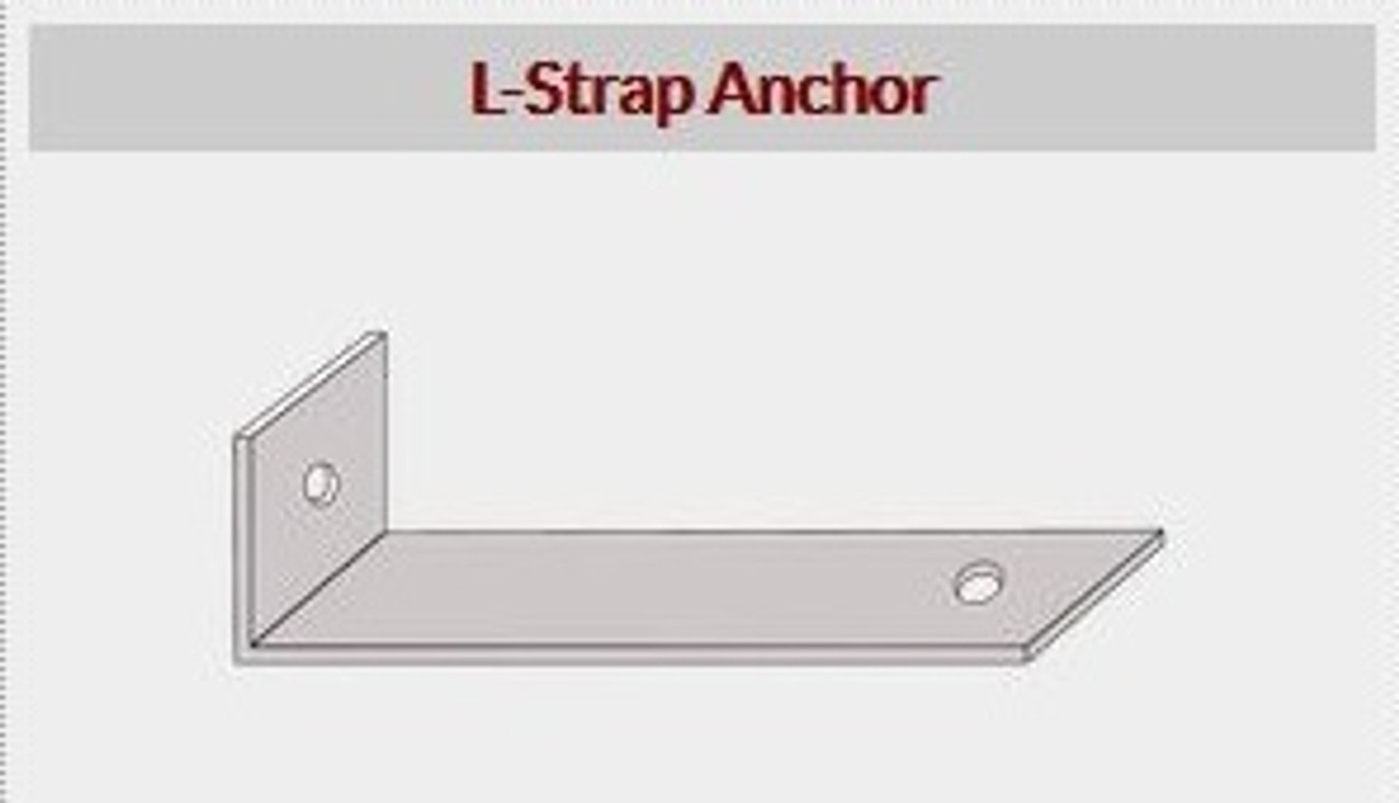 L style anchor strap