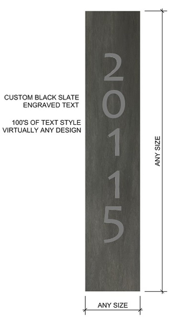 Conceptual rendering address stone engraving