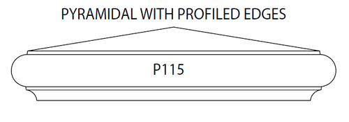Pyramidal Column Cap - Style P115