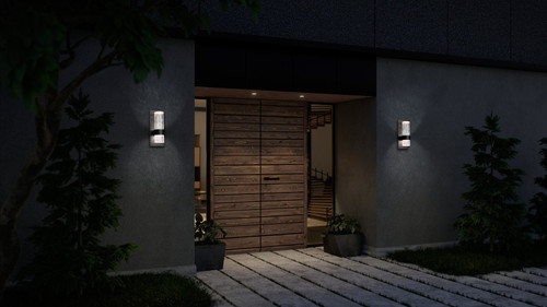 Beacon Outdoor Wall Sconce Light (WS-W92313-BK)