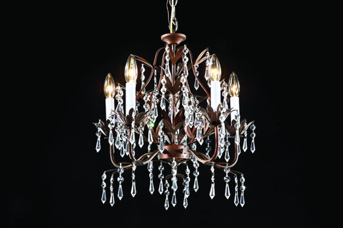 5 Light Mini Crystal Chandelier