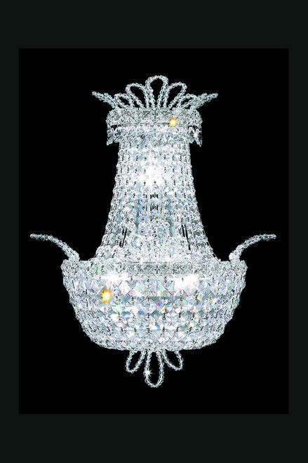 Princess Collection Empire Wall Sconce; Gold Accents Only