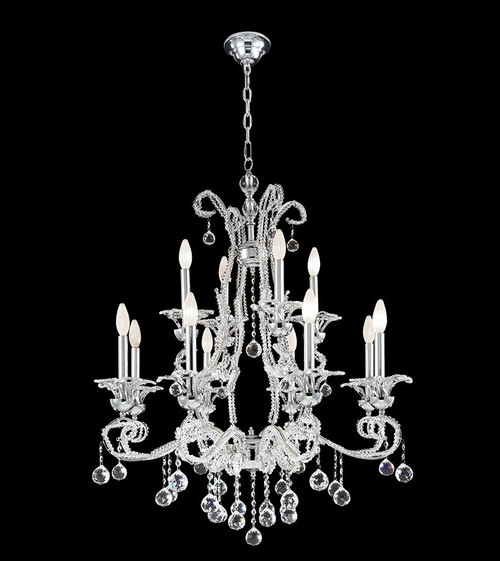 Crystal Bead 8 Light Chandelier (96659S22)