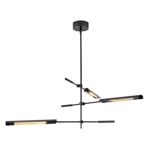 Astrid 44-in Metal Shade/Urban Bronze LED Multi Pendant