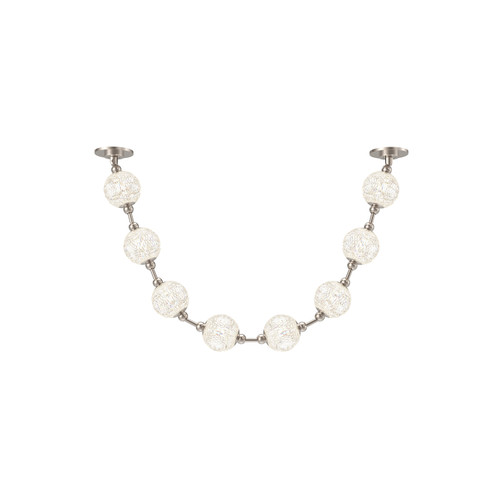 Marni 5-ft Polished Nickel LED Pendant