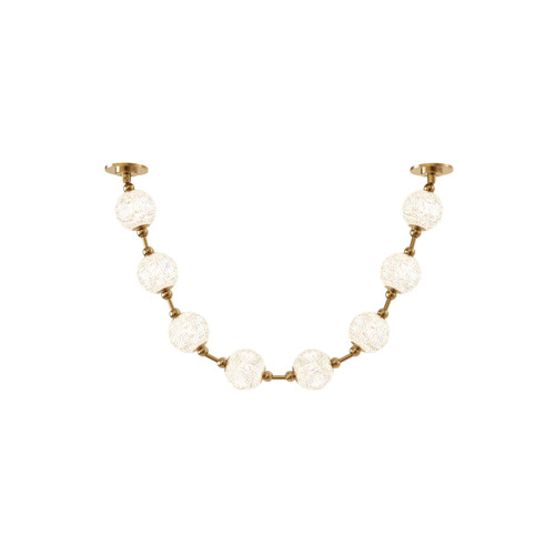 Marni 5-ft Natural Brass LED Pendant
