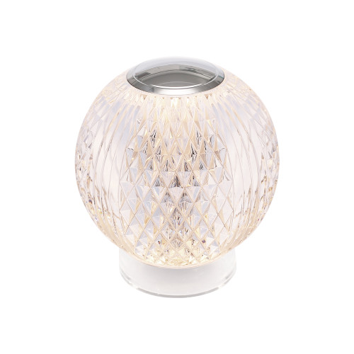 Marni 4-in Polished Nickel LED Table Lamp