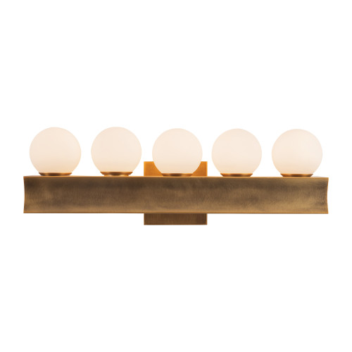 Sinclair 21-in Vintage Brass dimmable LED Wall /Vanity Light - Vintage Brass