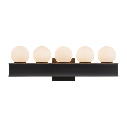 Sinclair 21-in Vintage Brass dimmable LED Wall /Vanity Light - Urban Bronze