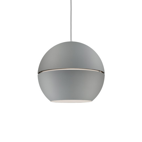 Lucas 24-in Gray 1 Light Pendant