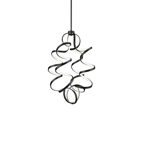 Synergy 34-in Black LED Chandeliers